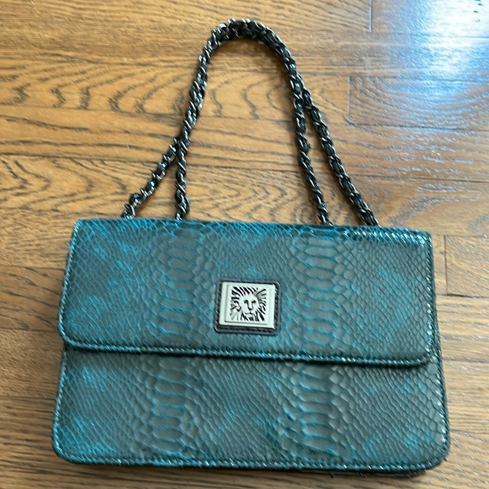 Anne Klein green purse